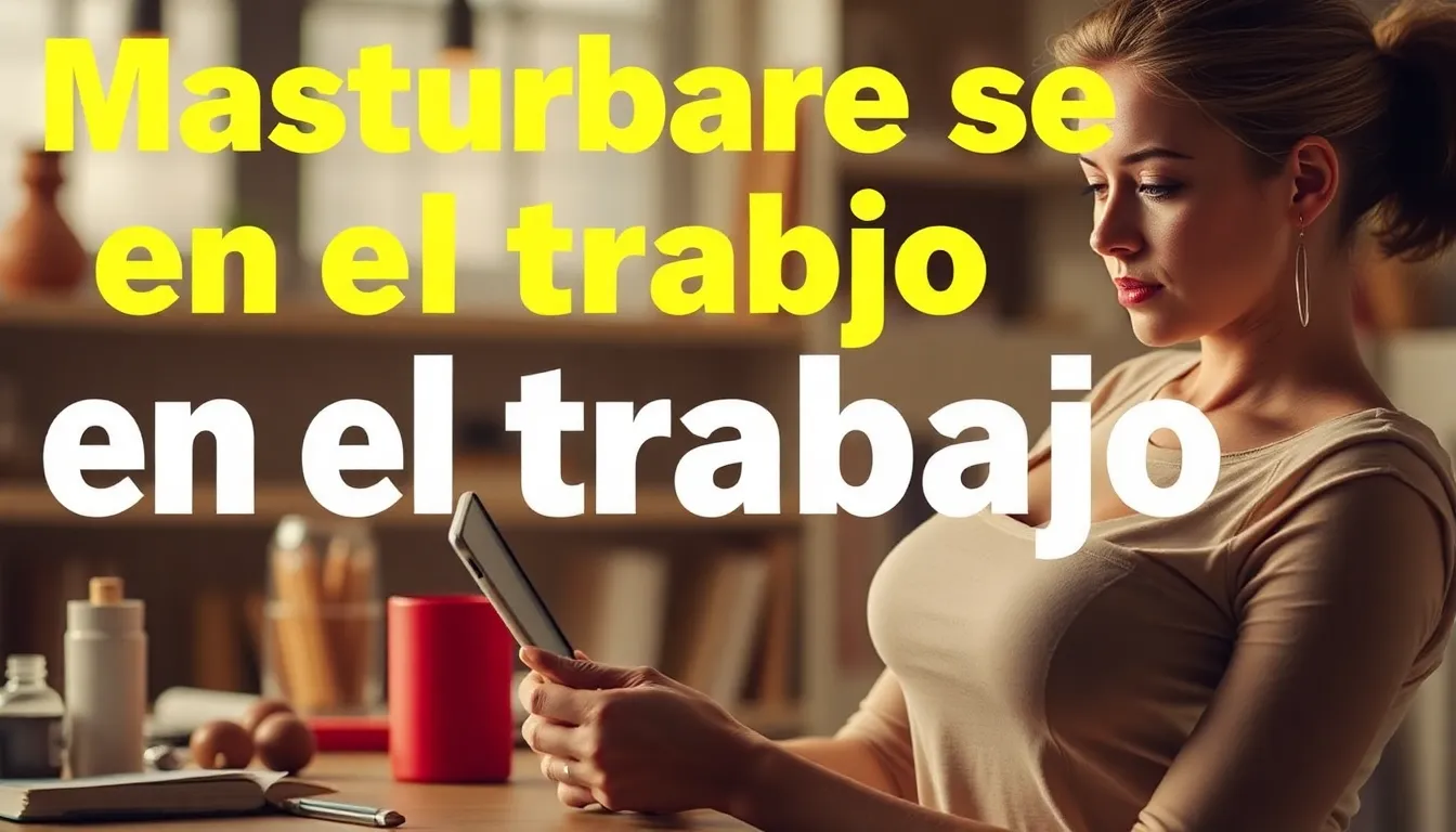 masturbarse en el trabajo beneficios y recomendaciones