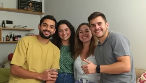 Conociendo a los amigos de tu compañero de cuarto out-0-540
